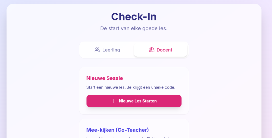 ClassFeedback check-in